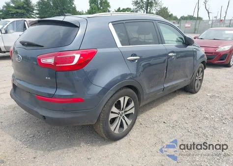 2011 Kia Sportage Ex from USA, damaged, VIN KNDPCCA27B7085758